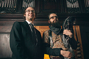 Sebastian Schmoock, Orgel, und Christian Lontzek, Dudelsack (Foto © Promo) 